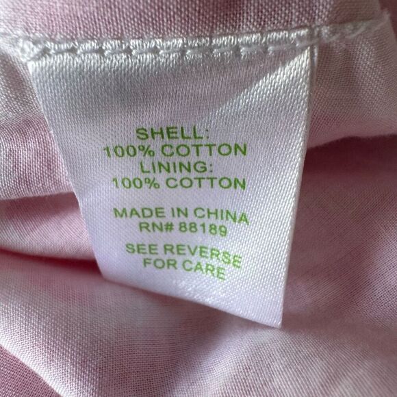 Lily Pulitzer One Shoulder Sandra Ruffle Dress Size 10 Pink - Picture 8 of 8